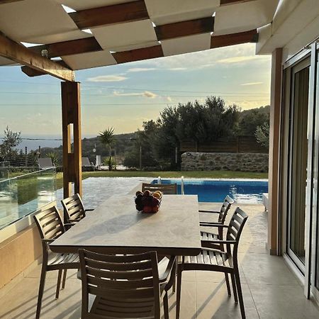 Villa Michael Triopetra Private Villa, Private Swimming Pool, Garden, Panoramic Sunset Eksteriør bilde
