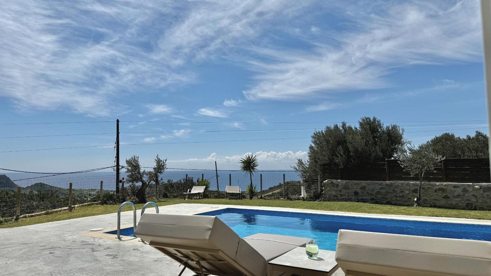Villa Michael Triopetra Private Villa, Private Swimming Pool, Garden, Panoramic Sunset Eksteriør bilde