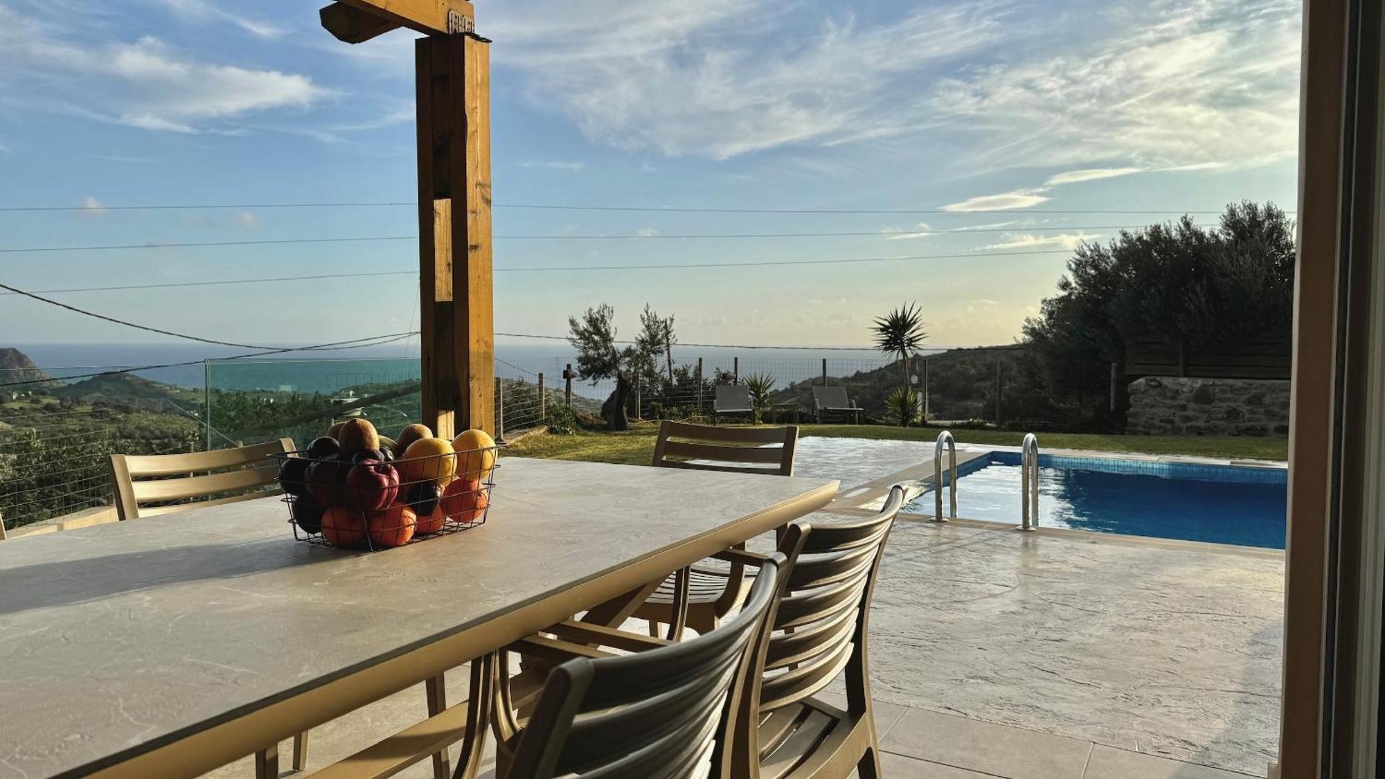 Villa Michael Triopetra Private Villa, Private Swimming Pool, Garden, Panoramic Sunset Eksteriør bilde