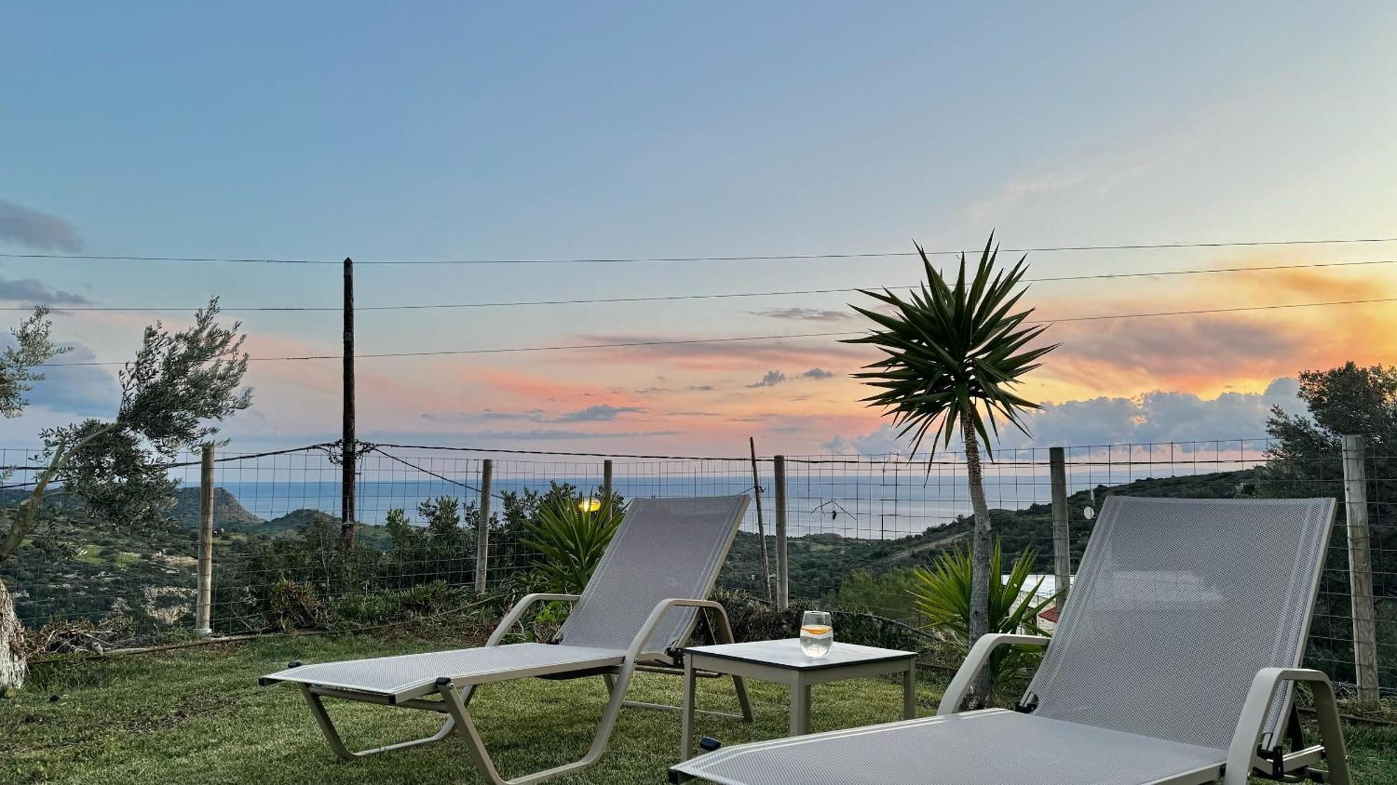 Villa Michael Triopetra Private Villa, Private Swimming Pool, Garden, Panoramic Sunset Eksteriør bilde
